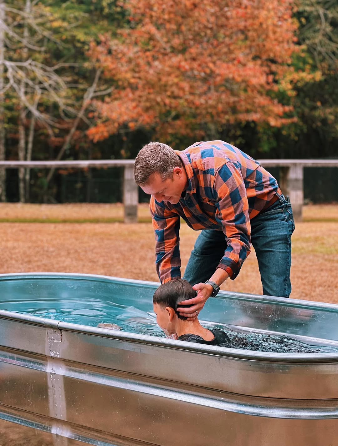 Baptism at New Plainview Baptist Church
